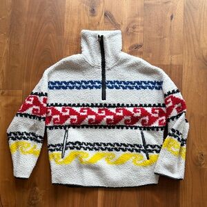 ISABEL MARANT ETOILE Marner Fleece Pullover / 34 Small